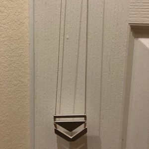 Long Silver Necklace